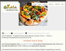 Tablet Screenshot of lara-vineyard.com